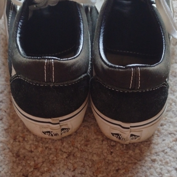 Vans Black and White Old Skool Sneakers - Picture 6 of 9